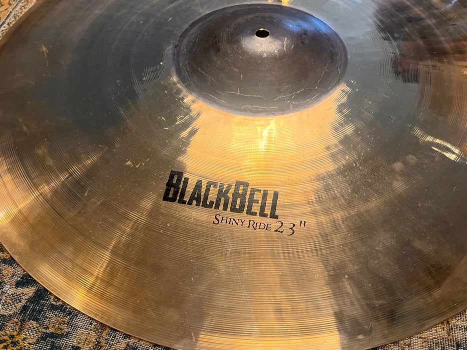 Rare 23” ISTANBUL Mehmet BLACK BELL Ride 3671 g DARK IMMACULATE Raw Bell
