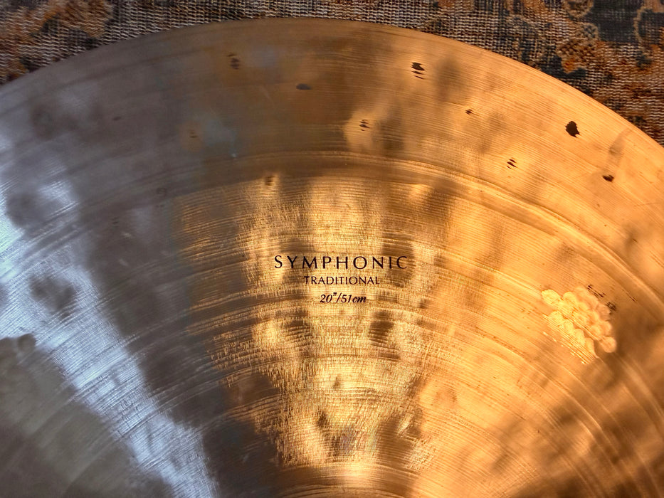 Zildjian K MEGA BELL? COULD BE! 20” PENETRATING K BELL at 3282 g Cluster Hammering IMMACULATE