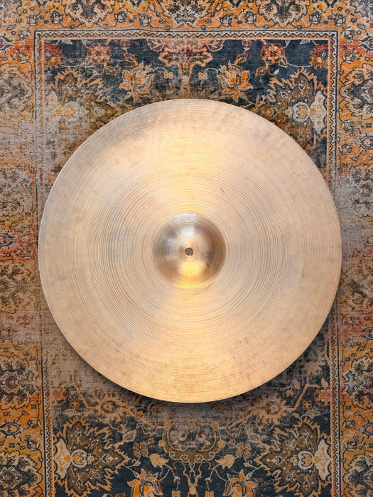 THIN DRY COMPLEX Vintage Zildjian 1950s 22” Ride ONLY 2585 g Hand Hammered Old School Gorgeous!