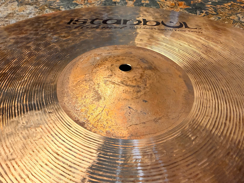 Rare ULTRA DARK Complex Istanbul Mehmet 22" MC Jazz Ride 2384 g PERFECT! Sizzle! CRASHABLE