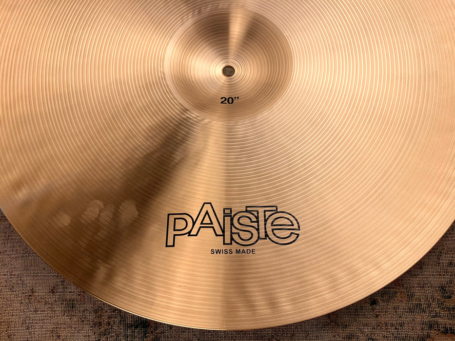 Paiste 602 20” MEDIUM Crash Or Ride 2228 g LUSH Clean PERFECT! Versatile! Why Pay $704?!
