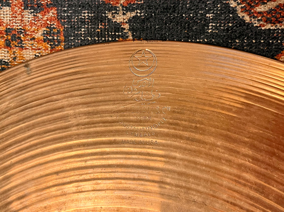RARE Vintage VINNIE 1970s A & CIE Zildjian EARLY QUICK BEAT 14” Hihats 1180 1330 g CLEAN BRILLIANT