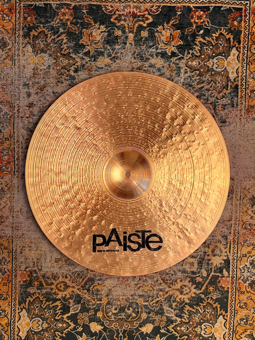 Paiste Prototype 2002 + Dark Energy Craftsmanship 20” Ride 2335 g DARK Lower Pitched CLEAN
