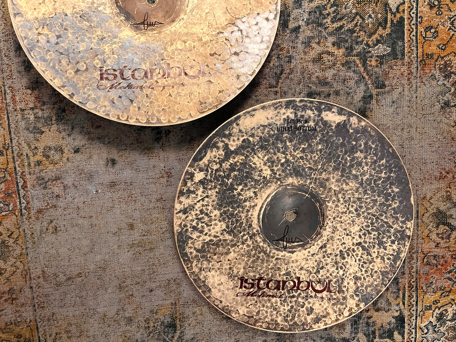 Dark DRY Istanbul Mehmet BLACK SEA 14” Hihats 978 1184 g. AMAZING Hats!