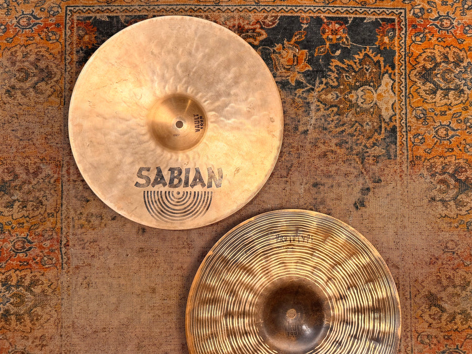 Unique Sabian PROTOTYPE VAULT TOUR HHX Hihats 14” Top Lathed Bottom Ralph Peterson Signature 748 1208 g