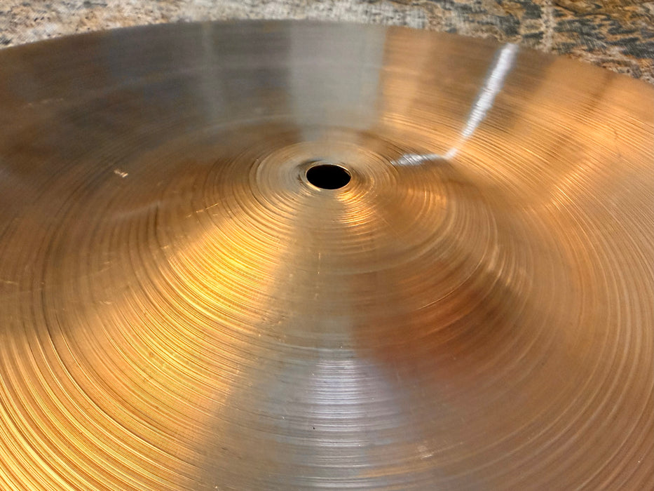 BIG Light 1960s Vintage Zildjian 22” Light Crash Ride ONLY 2436 g Complex Thin 22”! Golden GLOW! THIN