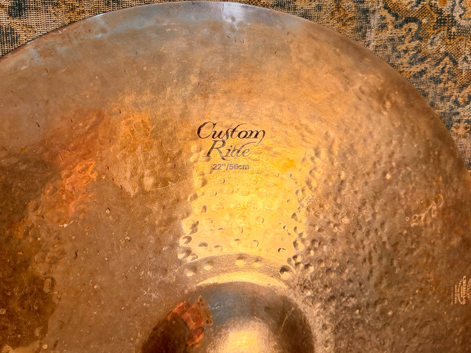 Zildjian K CUSTOM Ride 22” ICONIC Semi-Dry! Discontinued! Brilliant K! 3307 g CLEAN Looking And Sounding!