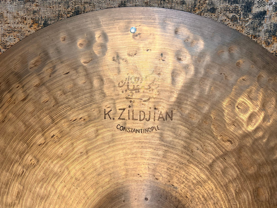 23 YR OLD DRY ORIGINAL Zildjian K CONSTANTINOPLE Medium Ride 20” 2196 g SIZZLE