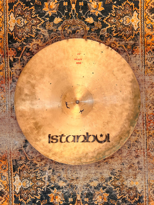 RARE Vintage ISTANBUL Pre Split AGOP MEHMET Ride 20" 2716 g DRY + SMOOTH + DARK