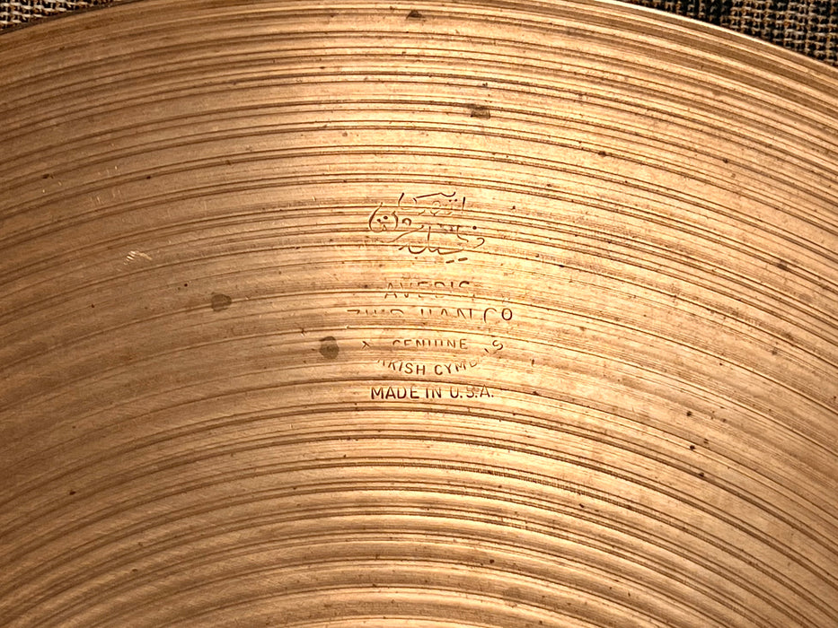 THIN LIGHT Vintage Zildjian EARLY New Beat 14” HiHats 844 1224 g Factory Stamped “HIHAT”