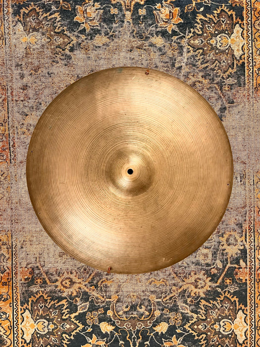 Vintage 1960s Zildjian LIGHT COMPLEX Ride 20” 2020 g Bendable! Sizzle STEEP Profile! Crashes Easily!