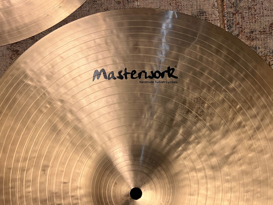 RARE GIANT MASTERWORK JAZZ MASTER 17" PAPERTHIN Hihats 1032 1130 Gs NEW