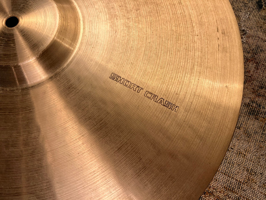 VERY RARE  Vintage Paiste SOUND CREATION 18” SHORT CRASH 1617 g Unique Bell CLEAN