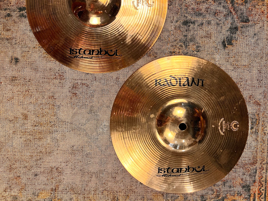 RARE ULTRA CRISP Istanbul Mehmet 10” BRILLIANT Hihats 552 674 g Clean! TIGHT QUICK!