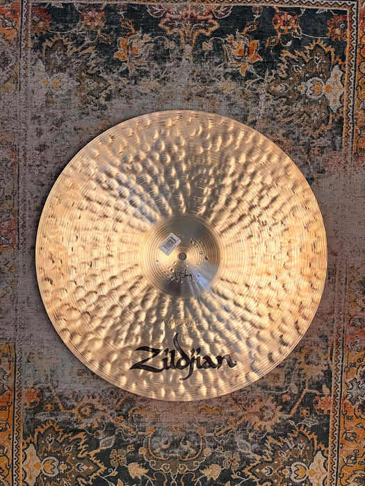 Beautiful DARK DRY Zildjian K CONSTANTINOPLE Suspended Crash Ride 20” ONLY 1956 g CLEAN!
