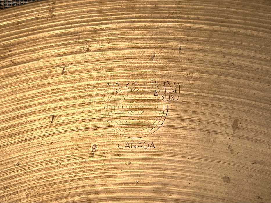 Rare DARK Vintage SABIAN EARLY HH Hand Hammered PAPER THIN CRASH 18” 1318 g CANADIAN K