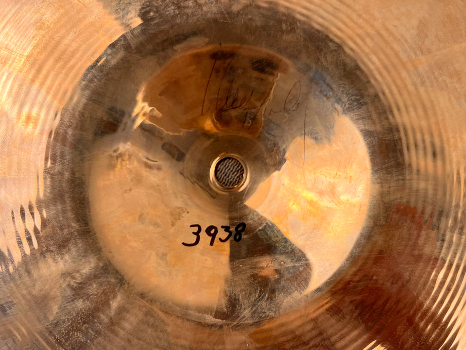 Rare Vintage SABIAN BRILLIANT HH Hand Hammered 22” Heavy Ride 3938 g CANADIAN K Dark SMOOTH