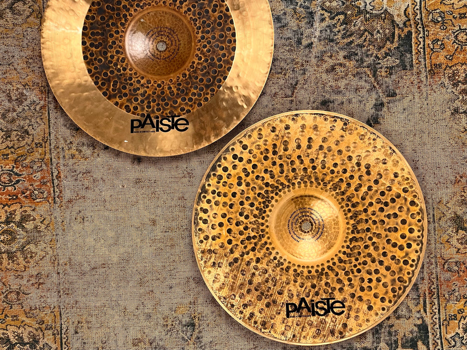PAISTE SIGNATURE LIGHT DARK HIHATS 14” 924 1188 g THE FAMOUS!! Ultra Rare! Clean Complex!
