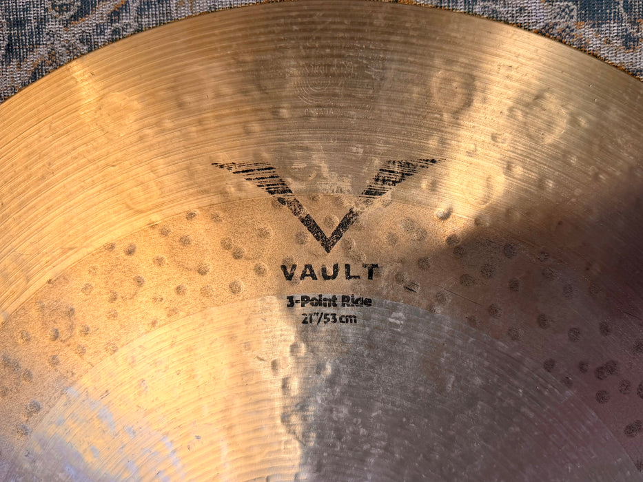 Sabian HHX VAULT JACK DEJOHNETTE 3-POINT 21” Ride EARLIER VERSION Controlled 2400 g