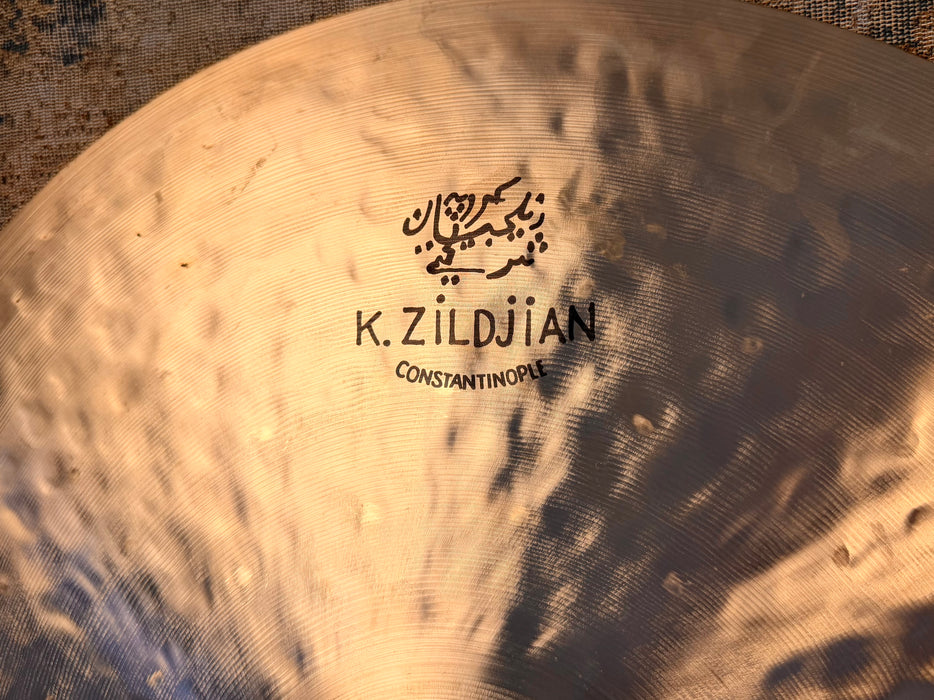 Zildjian K Constantinople Renaissance Ride 22” IMMACULATE Condition! PERFECT! 2576 g LIGHT AIRY