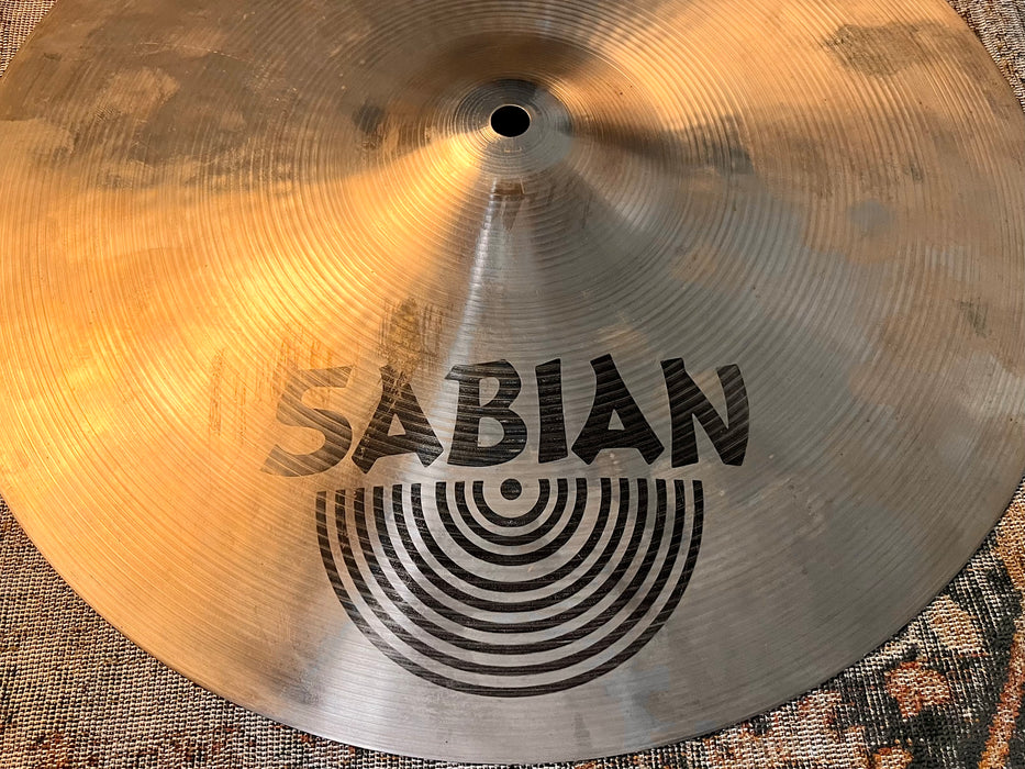 RARE Vintage Sabian 15” ROCK HATS Hihats 1484 1538 g MASSIVE AAs! Some of THE FIRST Sabian Hihats