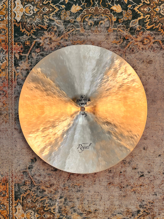 Paul Francis Custom CYMBAL CRAFTSMAN EAK CRASH 16” 1160 g Clean Look & Tone PERFECT! WAVY EAK SURFACE