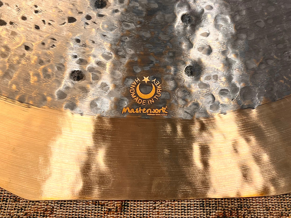 Paper Thin 1/2 Brushed Masterwork DODECAGON Prototype 22” LIGHT Crash Ride Only 1632 g PAPERY THIN