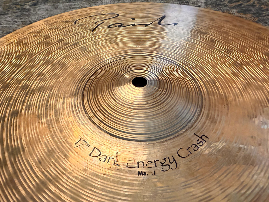 PAISTE DARK ENERGY CRASH 17” 1272 g Beautiful! DON’T Pay $550!