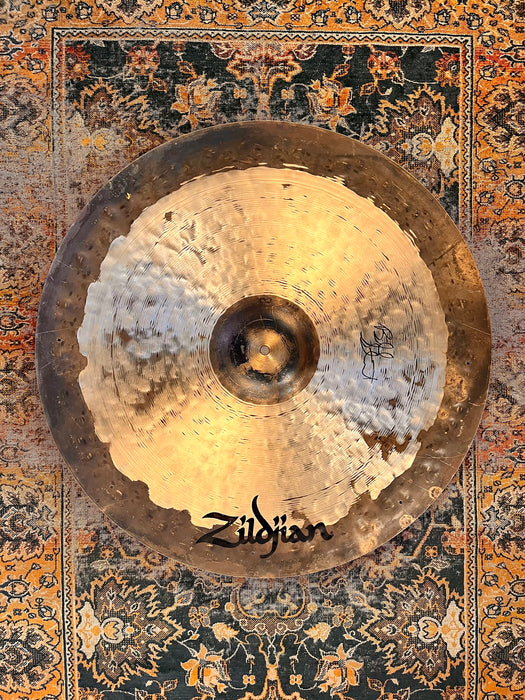 SIGNED BY BILL STEWART Zildjian BILL STEWART 24” K CUSTOM DRY COMPLEX Ride 2958 g Collectible
