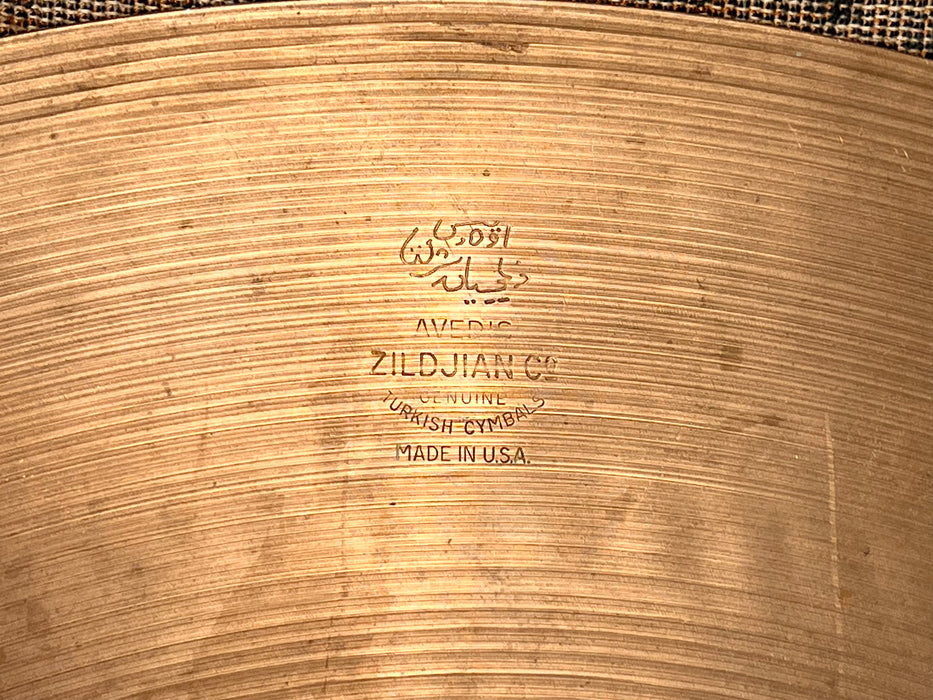1950s Vintage Zildjian Light Complex Ride Crash 20” 1976 g  Hand Hammered Thinner! Classic!