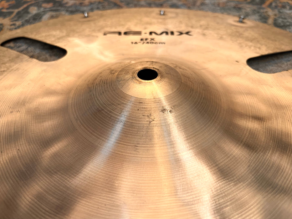 RARE Zildjian REMIX EFX Crash 16” 987 g SIZZLE Effects Myron Grombacher