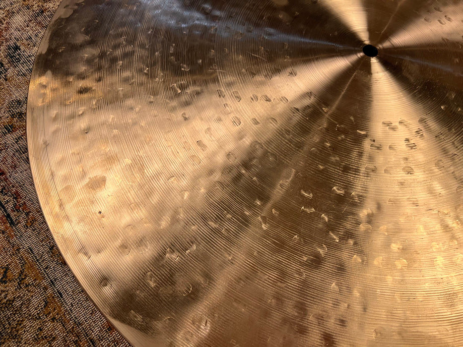 Rare Discontinued Zildjian 22” K Custom FLAT RIDE 2646 g CLEAN