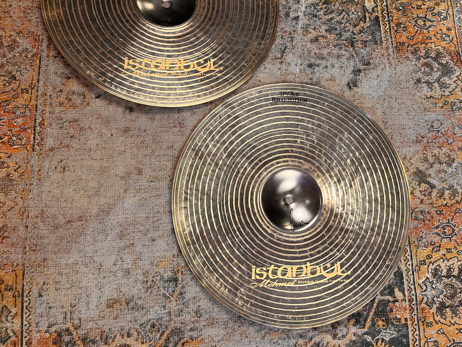 Dark Dry Istanbul Mehmet Kirkor K 15” Hihats 1174 1350 g IMMACULATE Great 15s”! Beautiful!