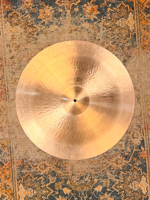 SUPER RARE 1979 Vintage Paiste 602 20” CHINA TYPE Pang Swish SUPER CLEAN! Iconic Exotic Tone! 2097 g