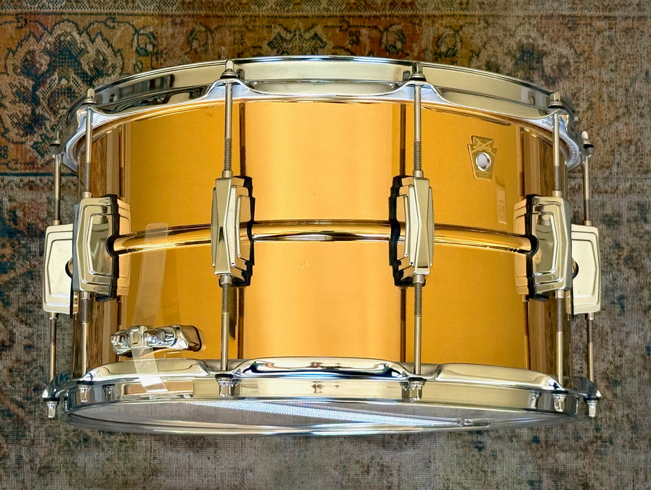 Ludwig 8” X 14” BRONZE PHONIC SUPRAPHONIC Snare Drum CLEAN! Discontinued!