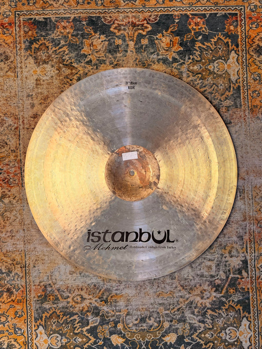 Rare ULTRA DARK Complex Istanbul Mehmet 21” MC Jazz Ride Crash 2209 g PERFECT! CRASHABLE