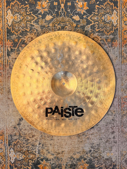 The Paiste ROUGH RIDE OF DOOM! Signature 20” 2178 g Complex Crashable A Unique Paiste!