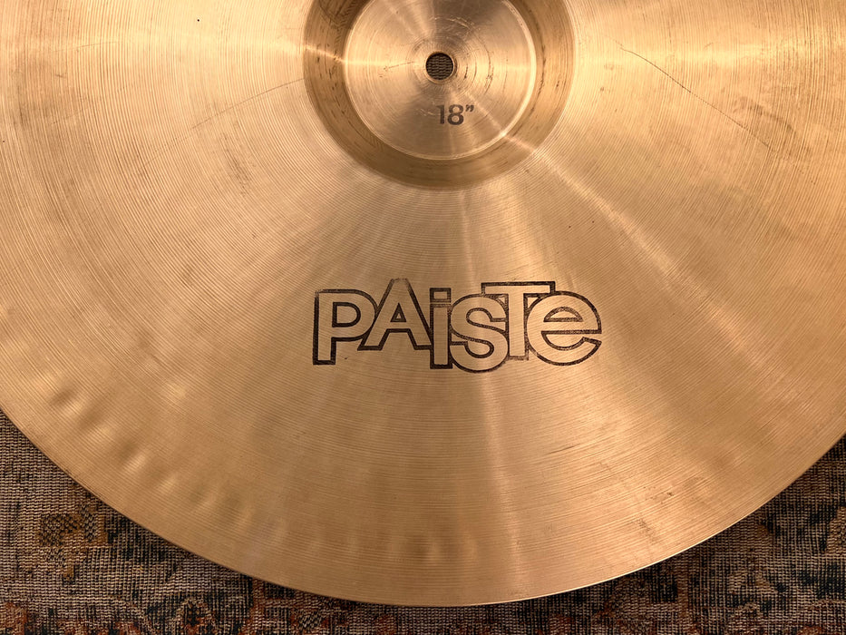 VERY RARE  Vintage Paiste SOUND CREATION 18” SHORT CRASH 1617 g Unique Bell CLEAN