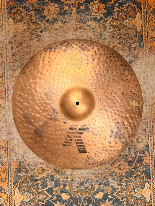 Zildjian K CUSTOM ORGANIC Ride 21” PERFECT! 2542 g DRY w RAW TOP & BRILLIANT UNDERSIDE! Why Pay $580?