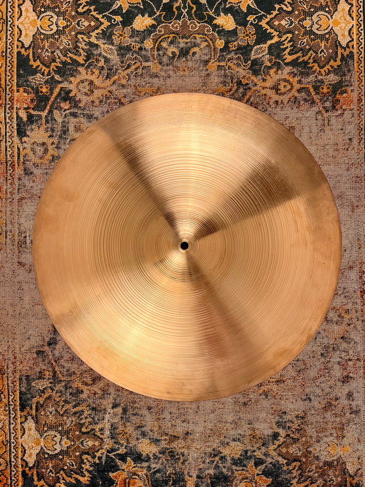 1960s Vintage Zildjian 20" Ride Crash 2510 g SMOOTH Med Low! Semi-Dark Classic 60s!