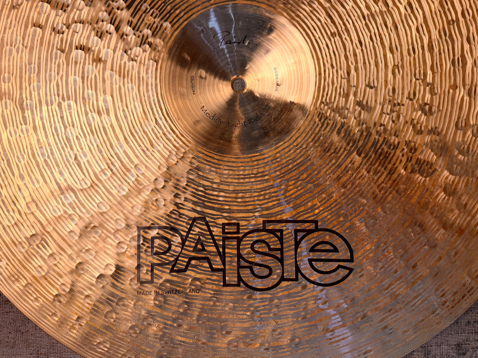 RARE Paiste TRADITIONAL 22” Medium Light Ride CLEAN! Aged Beautifully And Long Discontinued! 2844 g