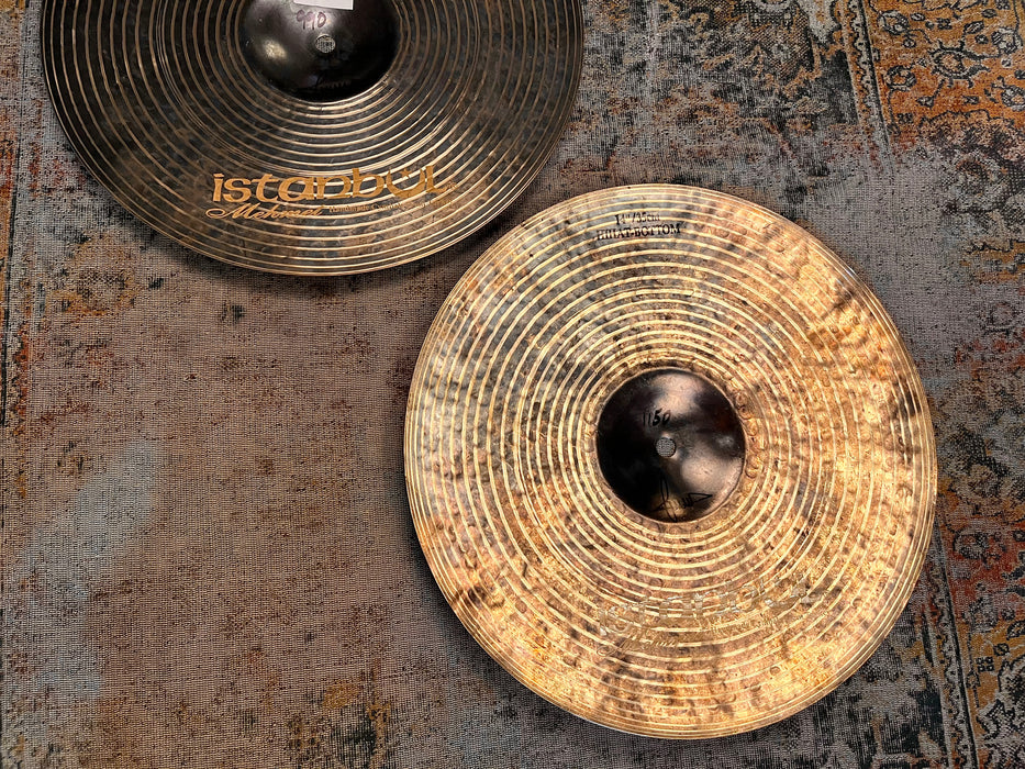 Dark Dry Istanbul Mehmet Kirkor K 14” Hihats 990 1150 g IMMACULATE Unique Black Gold