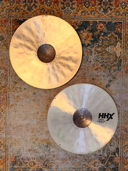 SABIAN HHX Medium 14” Hihats PERFECT! Crisp Warm Semi-Complex! 995 1380 g Why Pay $670??!!!