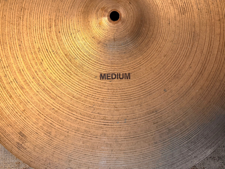 RARE 1978 Vintage Paiste 2002 FACTORY STAMPED MEDIUM 18” CRASH RIDE BONHAM ICONIC TONE 1430 g