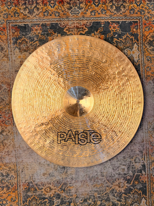 RARE Paiste TRADITIONAL 22” Medium Light Ride CLEAN! Aged Beautifully And Long Discontinued! 2844 g