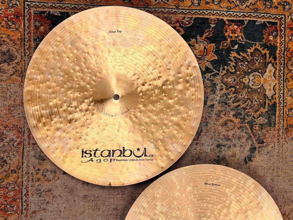 Istanbul AGOP MANTRA 15” Hihats 990 1170 g COMPLEX Light 15s”! Harder To Find! Perfect!