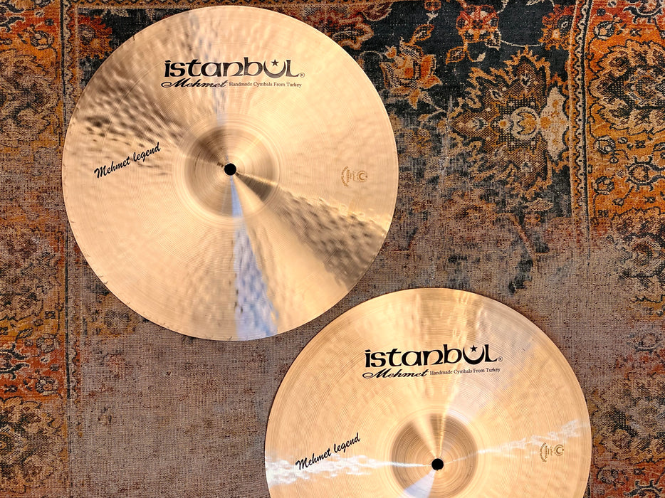 ISTANBUL Mehmet 15” Legend Hihats Mel Lewis 1184 1336 g Glowing WARM Dark IMMACULATE