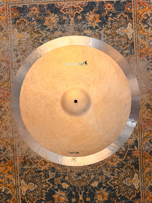 PAPER THIN 24”! Masterwork Crash Ride That is ONLY 2178 g VERY Light Complex Tone Sand Blasted Thin Lathe