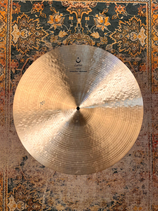 Ultra Warm ISTANBUL Mehmet Nostalgia 70s 21” Ride ONLY 2024 g Super Crashable! GLOWING Tone