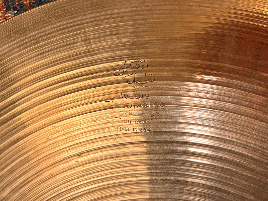 1960s Vintage Zildjian EARLY New Beat Hihats 14” 923 1249 g Focused w Light Lively Complexity